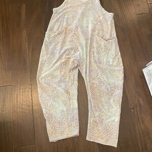 FP Movement by Free People Pastel Patterned Jumpsuit